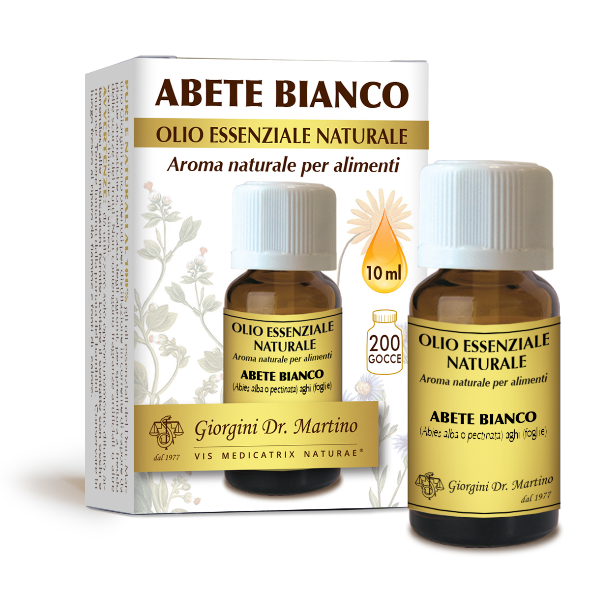 Abete Bianco olio essenziale naturale 10 ml main product photo