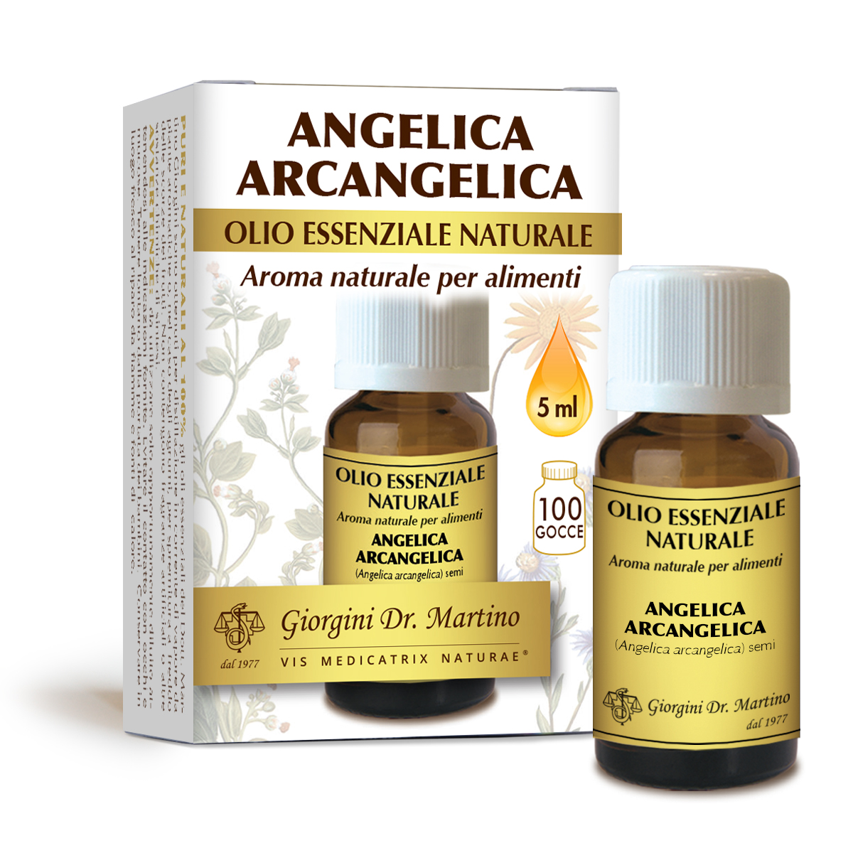 ANGELICA ARCANGELICA Olio essenziale naturale Olio main product photo