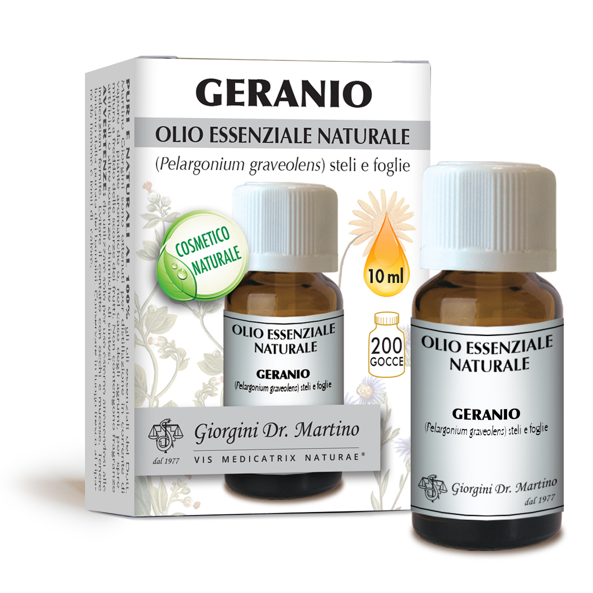 GERANIO Olio essenziale naturale Olio