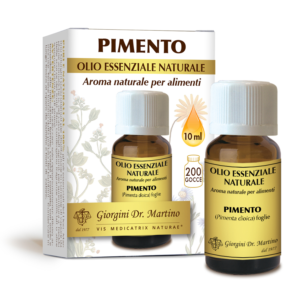 PIMENTO olio essenziale naturale 10 ml main product photo