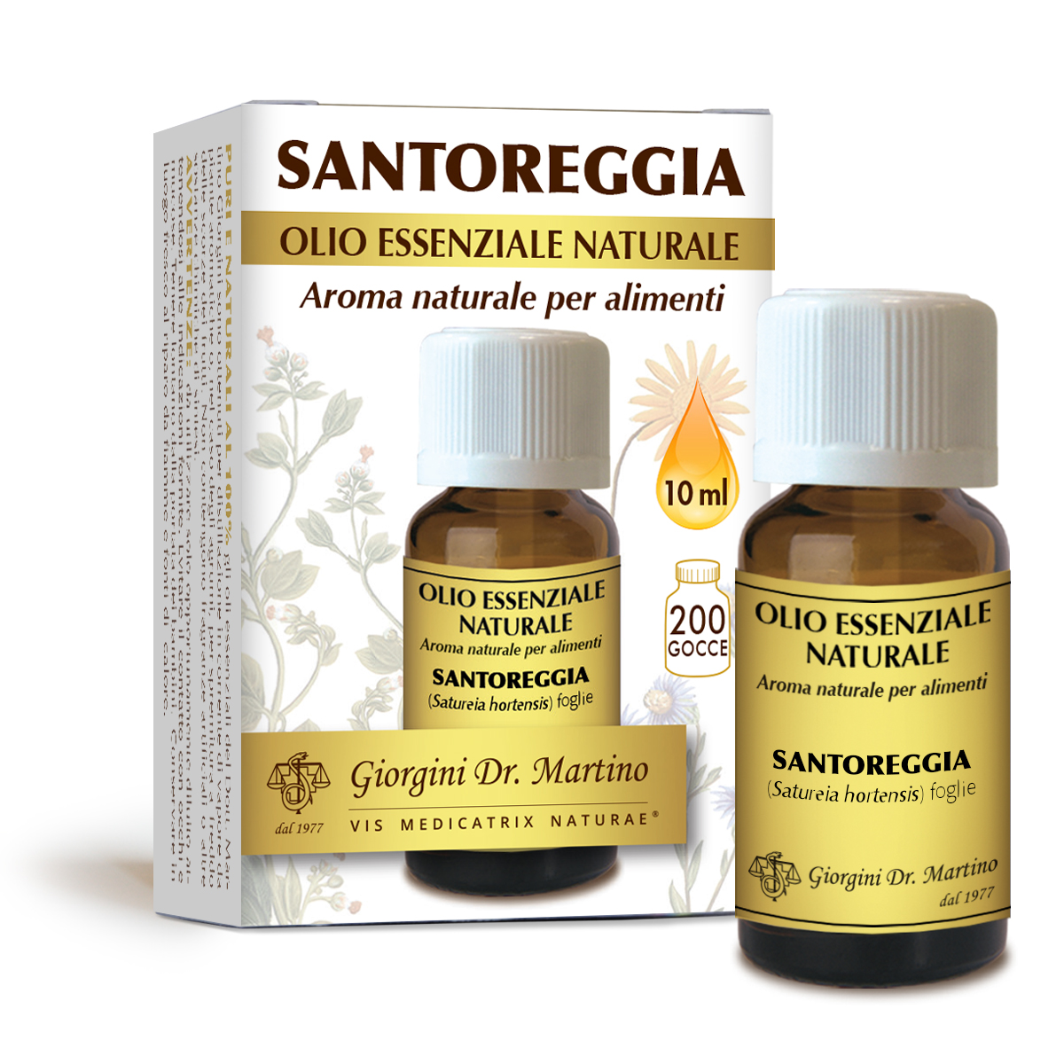 Santoreggia olio essenziale naturale 10 ml main product photo