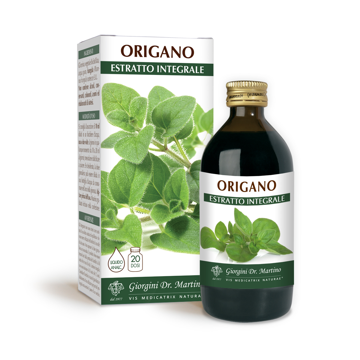 ORIGANO ESTRATTO INTEGRALE 200 ml main product photo