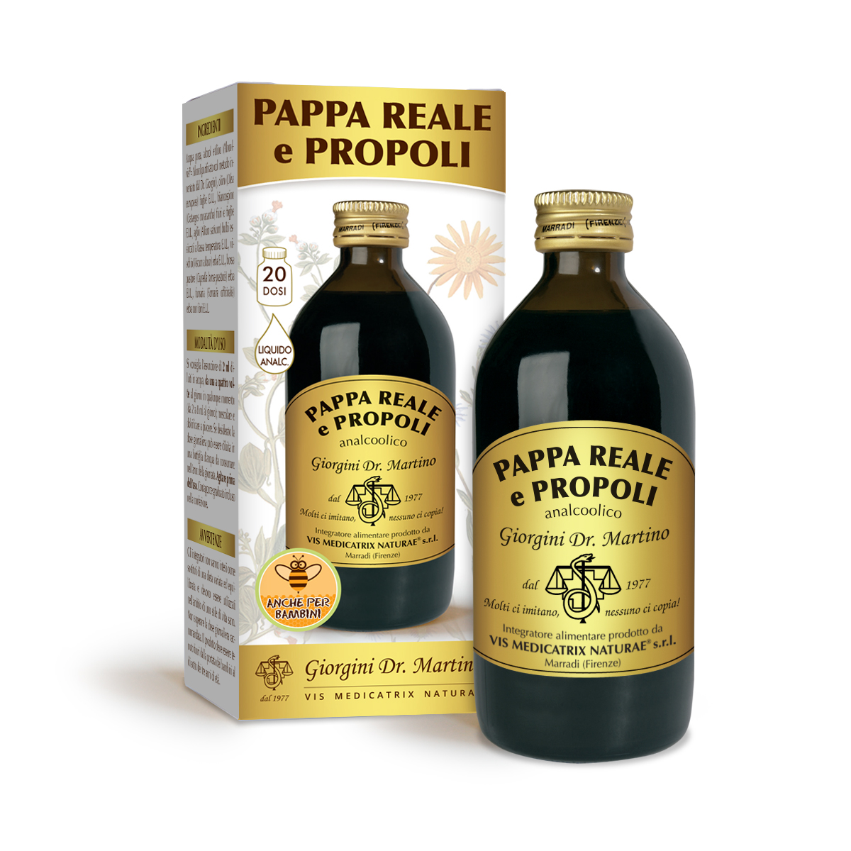 PAPPA REALE E PROPOLI analc. 200 ml main product photo