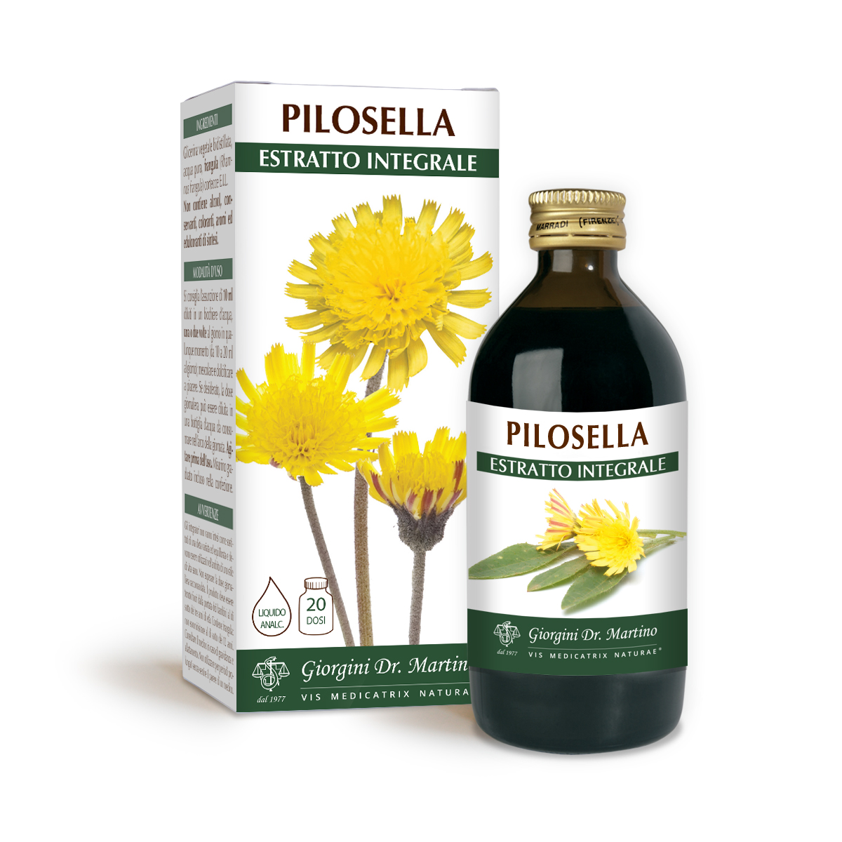 PILOSELLA ESTRATTO INTEGRALE 200 ml main product photo