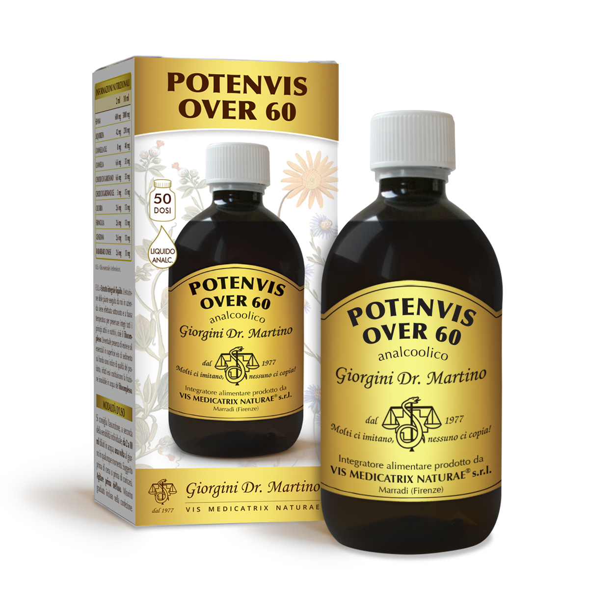 POTENVIS OVER 60 liquido analcolico 500ml main product photo