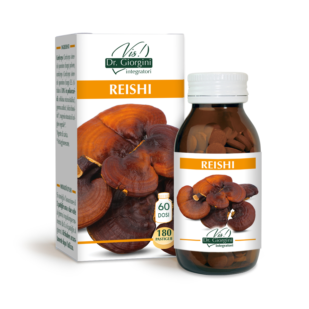 REISHI 90 g - 180 pastiglie da 500 mg main product photo