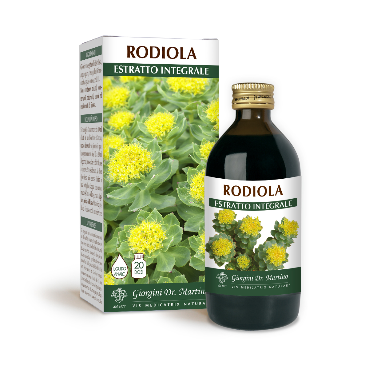 RHODIOLA whole extract Alcohol-free liquid main product photo