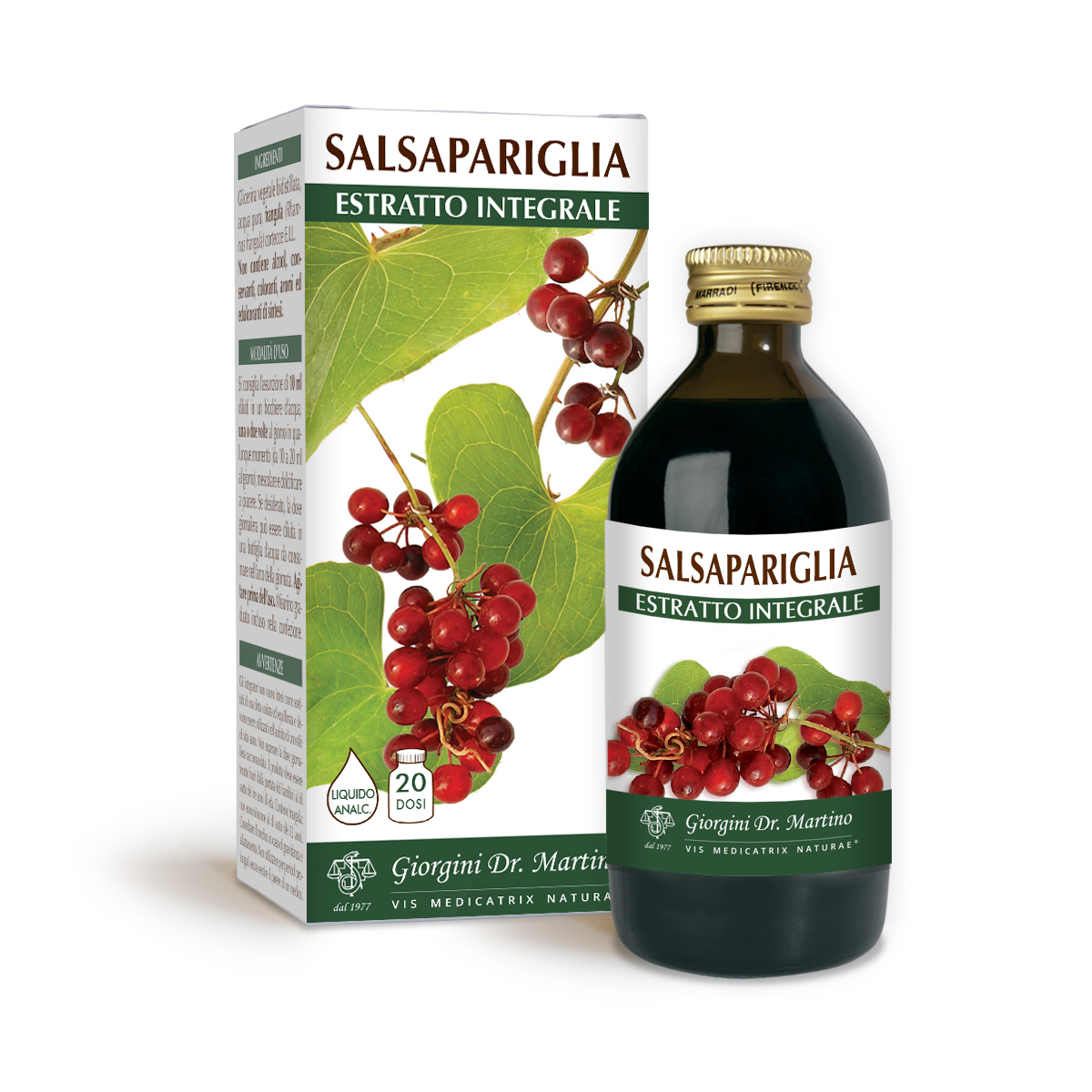 SALSAPARIGLIA Estratto integrale Liquido analcoolico main product photo