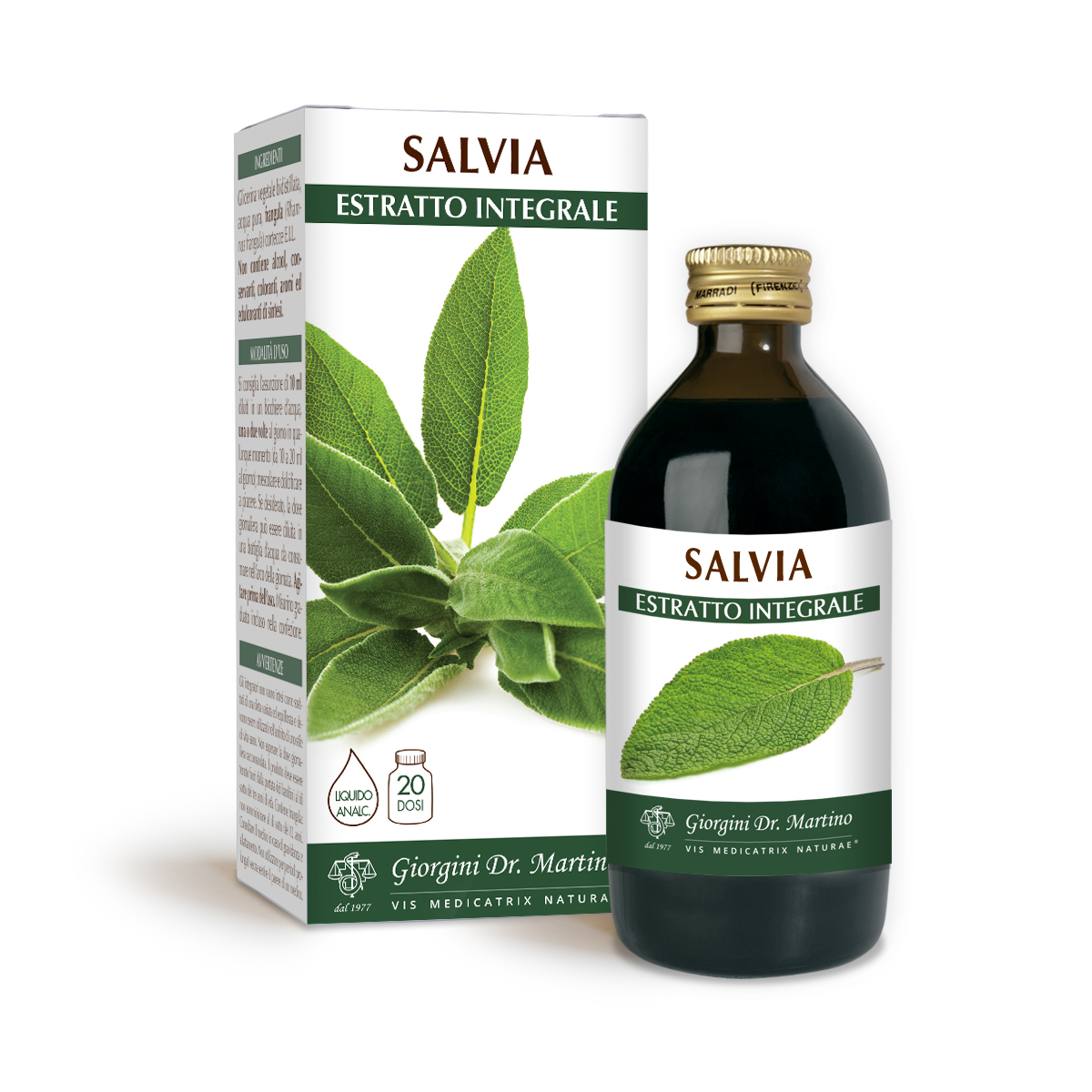 SALVIA Estratto integrale Liquido analcoolico main product photo