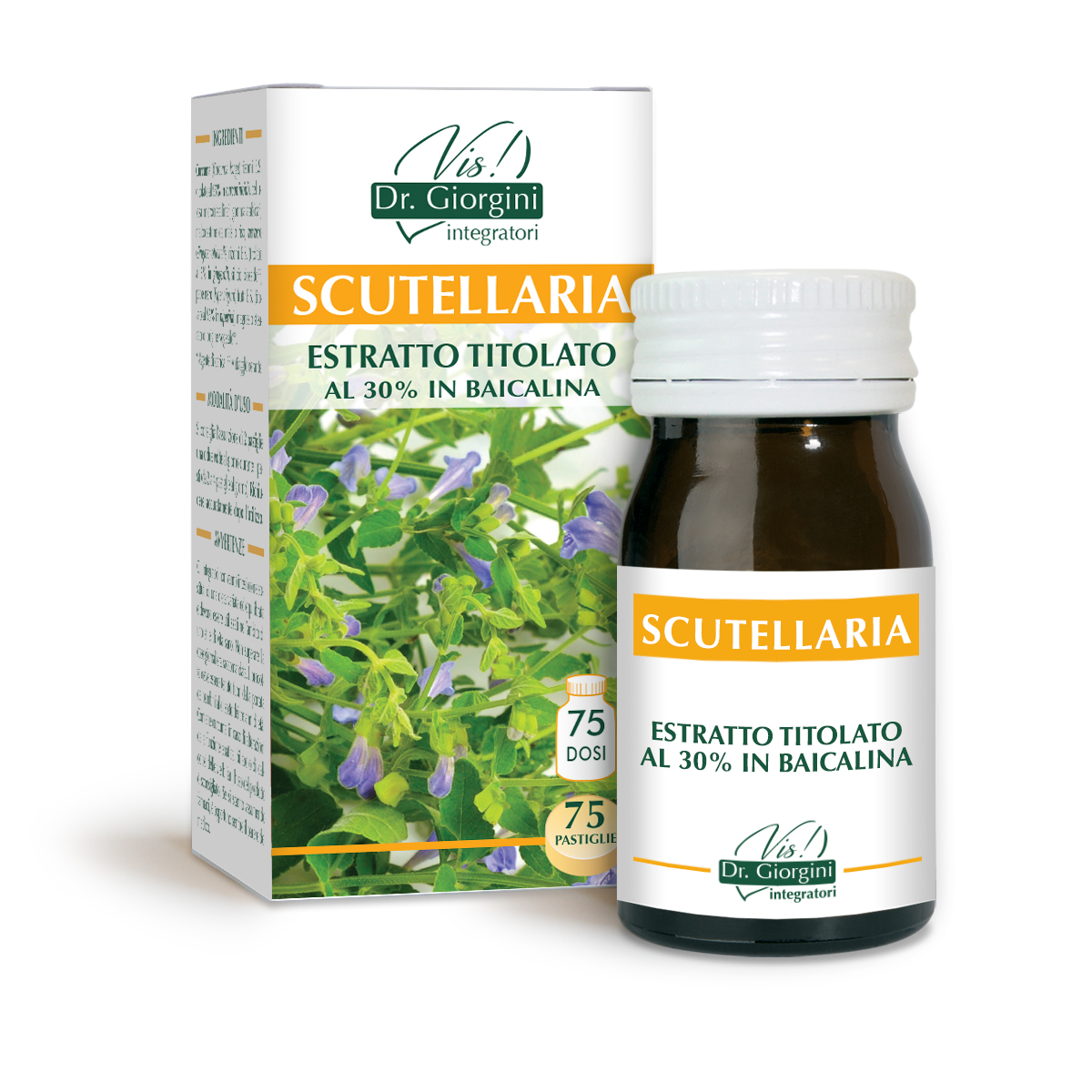 SCUTELLARIA ESTRATTO TITOLATO 30g - pastglie da 400mg main product photo