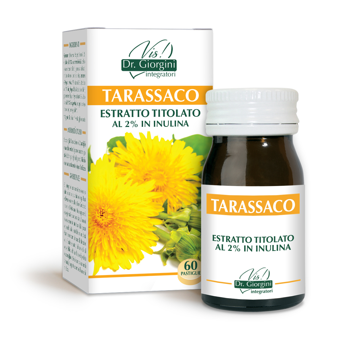 TARASSACO ESTRATTO TITOLATO 60 pastiglie main product photo