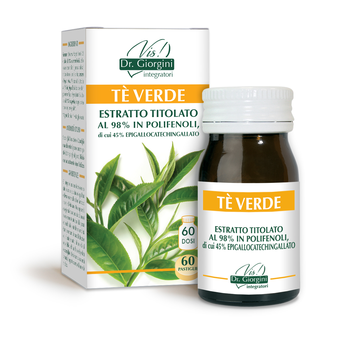 TE VERDE ESTRATTO TITOLATO 30g - pastiglie da 500 mg main product photo