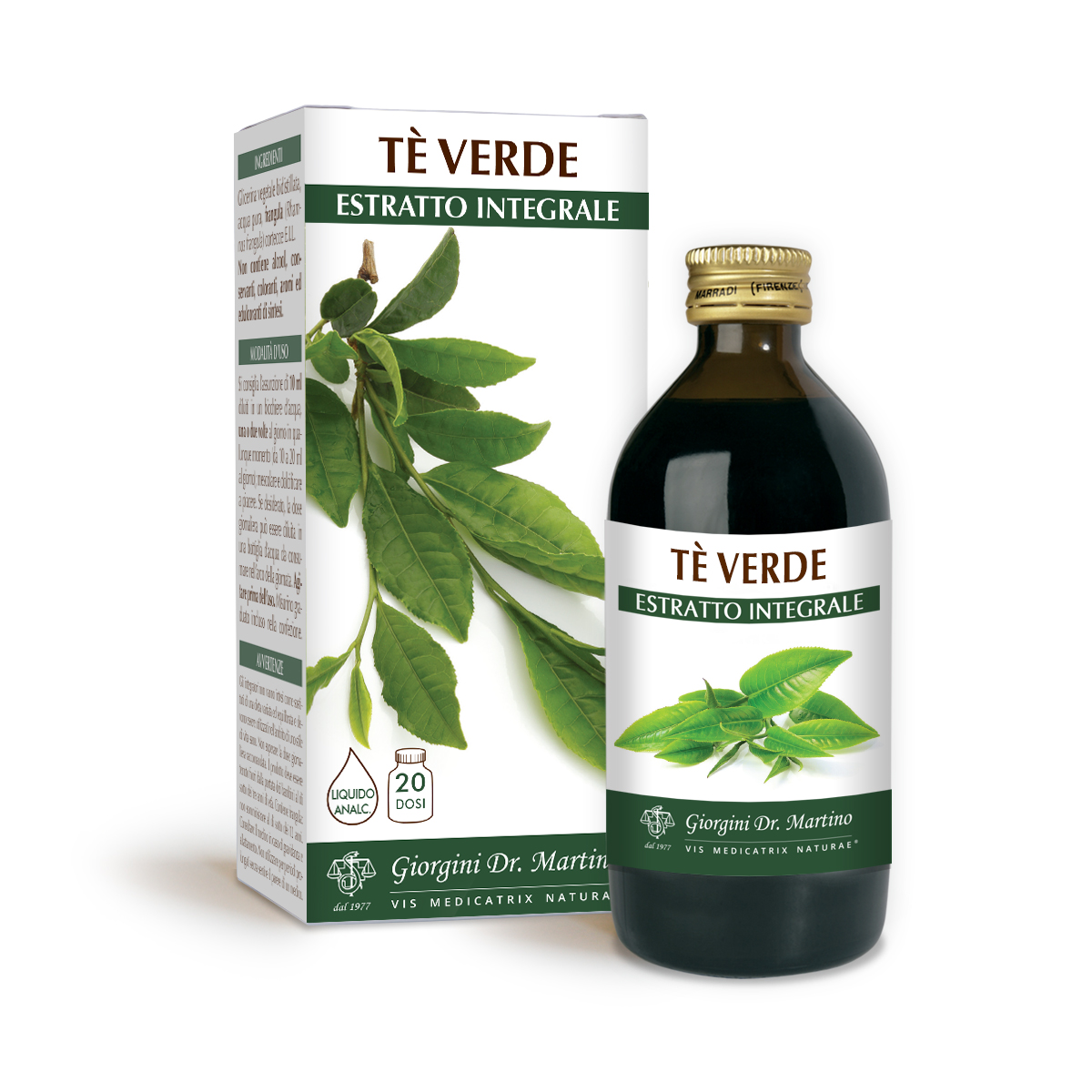 TÈ VERDE ESTRATTO INTEGRALE 200 ml main product photo