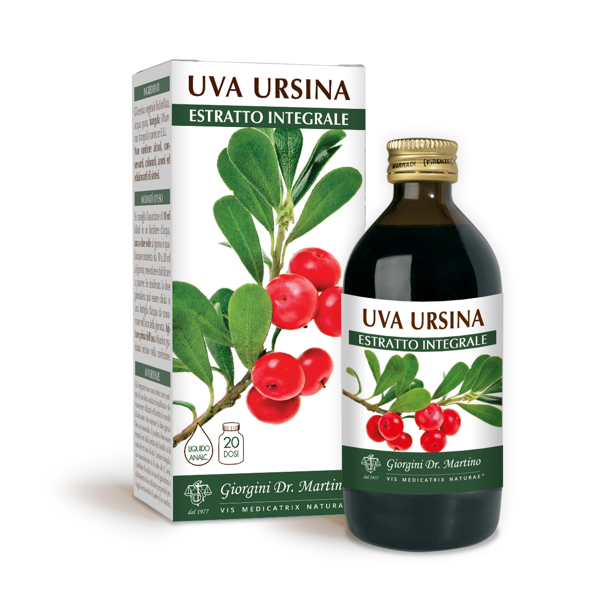 UVA URSINA ESTRATTO INTEGRALE 200 ml main product photo