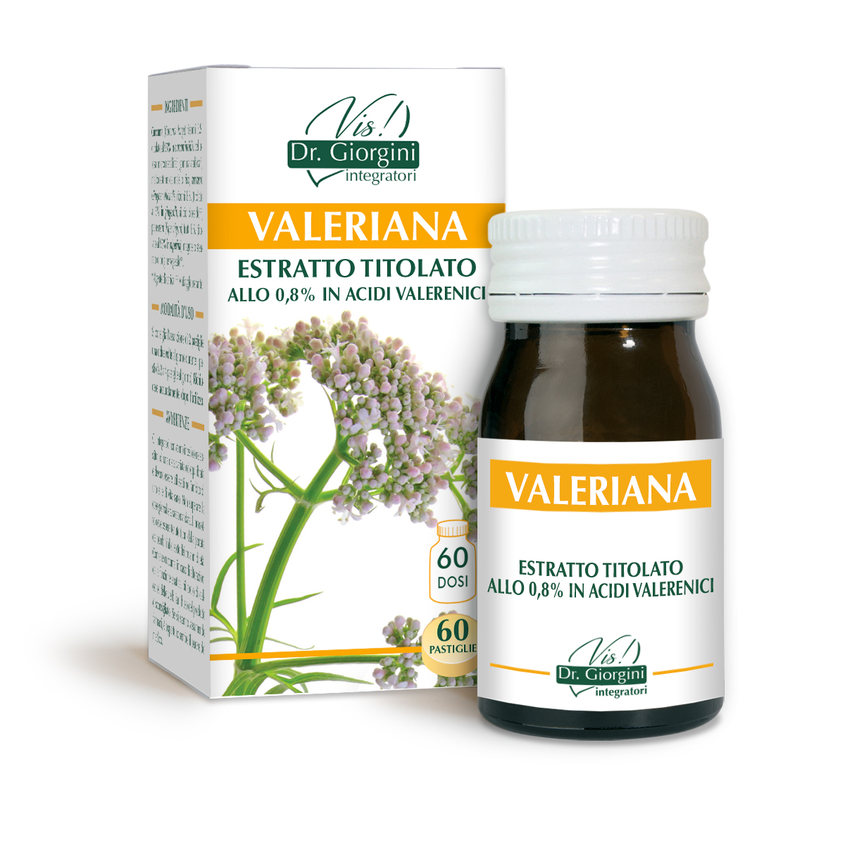 VALERIANA ESTRATTO TITOLATO 60 pastiglie main product photo